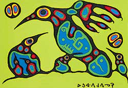 #102 ~ Morrisseau - Thunderbird and Young