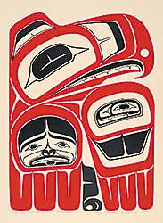 #340 ~ Diesing - Haida Hawk Design  #52/200