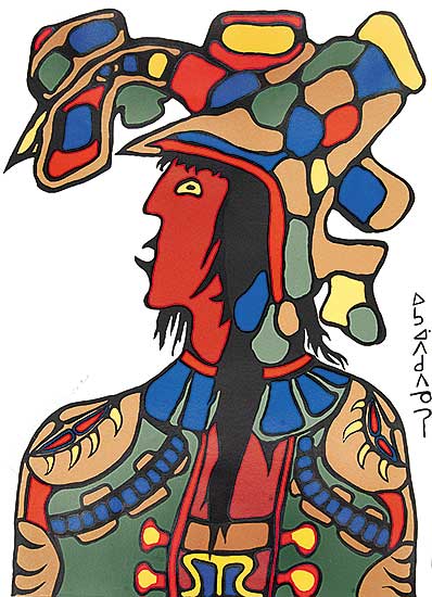 #426 ~ Morrisseau - Ojibway Headdress  #72/78