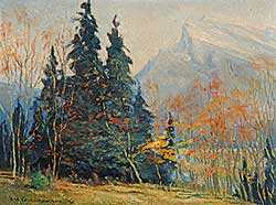 #28.1 ~ de Grandmaison - Untitled - Fall Colours, Mount Rundle
