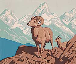 #417 ~ Casson - Untitled - Bighorn Sheep