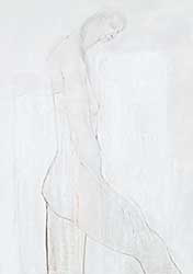 #278 ~ Pashak - Untitled - Study of a Figure in White