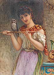 #11 ~ Bouvier - Untitled - Lady with Owl