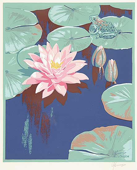 #428 ~ Casson - Untitled - Water Lilies