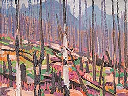 #55 ~ Kerr - Fireweed and Burnt Timber, Storm Mountain, No. 1