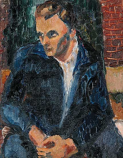 #464 ~ Loveless - Seated Man - Self Portrait
