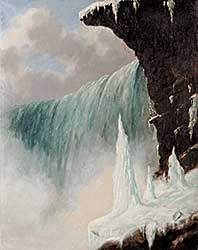 #65 ~ Krieghoff - Untitled - Niagara Falls in Winter