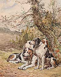 #221 ~ Penne - Untitled - Dogs Resting