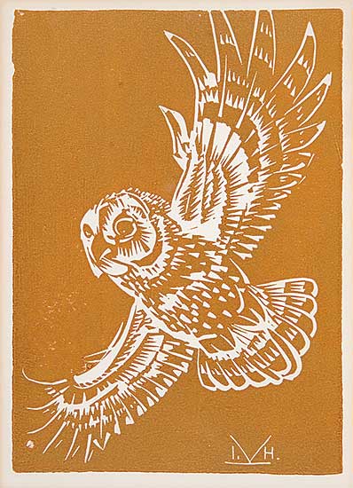 #458 ~ Kerr - Untitled - Flying Owl