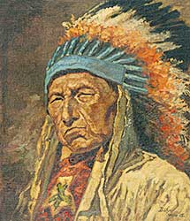 #786 ~ Bohm - Untitled - Indian Chief