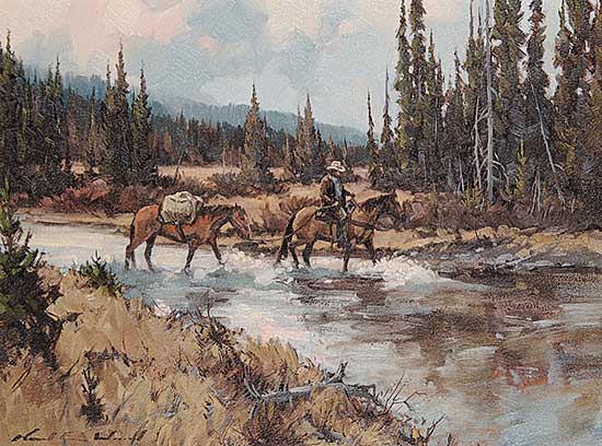 #112 ~ Wood - Willow Creek Crossing, Willmore Wilderness, Alberta