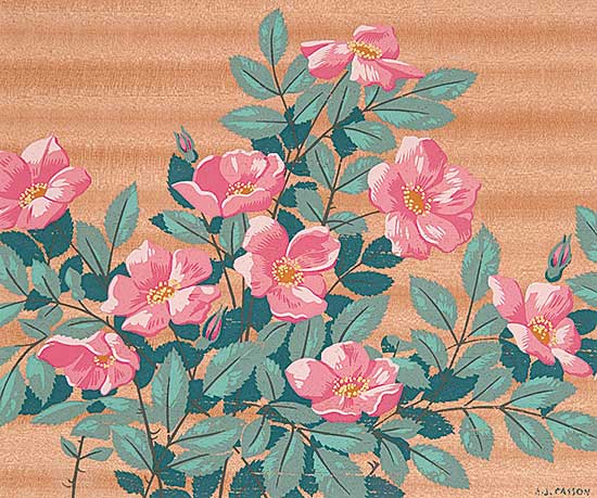 #510 ~ Casson - Untitled - Wild Roses