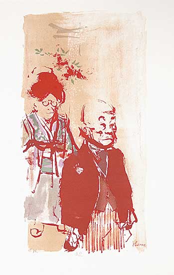 #538 ~ Levine - Untitled - The Old Japanese Couple