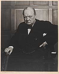#10 ~ Karsh - Sir Winston Churchill