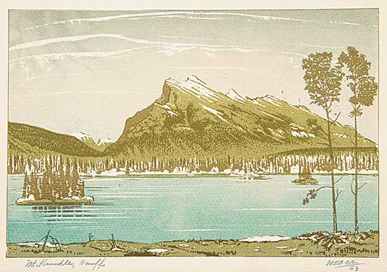 #83 ~ Weber - Mt. Rundle, Banff