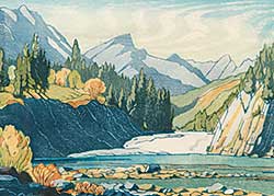 #66 ~ Shelton - Bow Falls at Banff