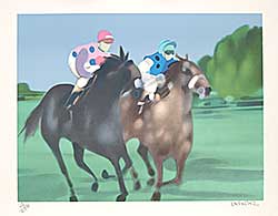 #15 ~ Defossez - Untitled - Horse Race  #97/250