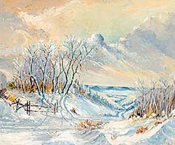 #408 ~ Badenoch - Winter Scene, Qu'Appelle Valley