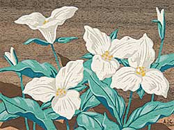 #421 ~ Casson - Untitled - White Flowers