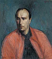 #500 ~ Pavelic - Untitled - Man in a Red Shirt