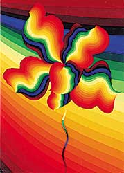 #2 ~ Ay-o - Untitled - Rainbow Flower  #44/50
