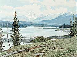 #459 ~ Horvath - Athabasca River Near Jasper