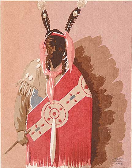 #113 ~ Weber - Untitled - First Nations Man