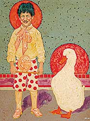 #82 ~ Leier - Happy Dream Gate Keeper with Giant Peking Goose
