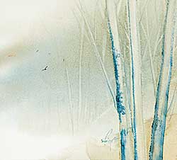 #525 ~ Pigott - Untitled - White Birches