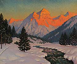 #447 ~ Germasev - Untitled - Sunset in the Mountians