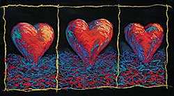 #469 ~ Kaylan - Untitled - Three Hearts