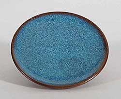#21 ~ Leach - Untitled - Small Blue Dish