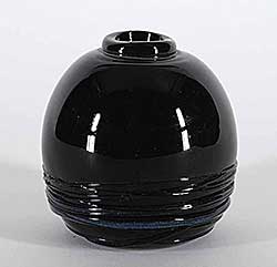 #80 ~ School - Untitled - Small Black Vase