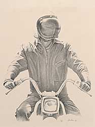 #7 ~ Danby - Untitled - Motorcyclist  #1/50