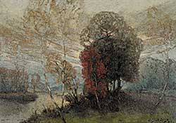 #19 ~ Browne - Untitled - Trees on the River