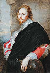 #210 ~ Ehricht - Untitled - Portrait of a Cavalier after Sir Anthony Van Dyck