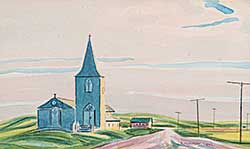 #456 ~ Hurley - Untitled - Saskatchewan Church