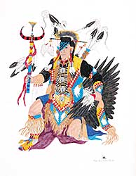 #625 ~ Blackrider - Sneak Up - Mens Traditional Siksika, Blackfoot