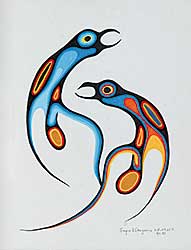 #54 ~ Kakegamic - Untitled - Two Birds