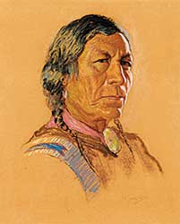 #28.1 ~ de Grandmaison - Wolf Tail [Apisoh'soyi] Pegan Indian, Brocket, Alberta
