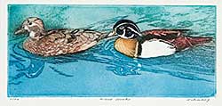 #796 ~ Silverberg - Wood Ducks  #7/50
