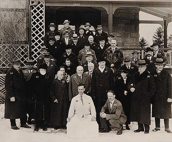 #269 ~ School - Friends Assembled at W. Pearce's Residence Celebrating... Birthday, Feb. 1927