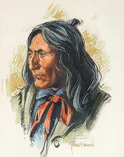 #109 ~ Brown - Crowfoot, Blackfoot