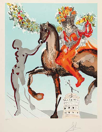 #90 ~ Dali - Woman Leading Horse  #6/350