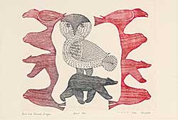 #14 ~ Inuit - Owls and Images  #33/50
