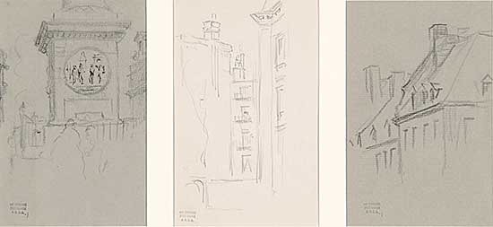 #452 ~ Caron - Untitled - City Sketch Series