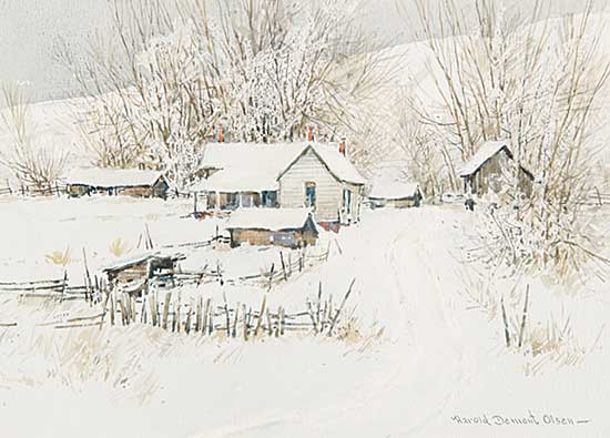 #627 ~ Olsen - Untitled - Winter Homestead