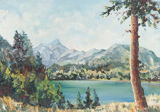 #765 ~ Vallee - Untitled - Mt. Burgess, Emerald Lake, B.C.