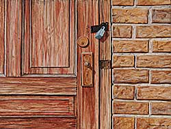 #422 ~ Beckley - Untitled - The Locked Door