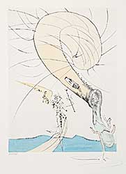 #88 ~ Dali - Freud with Snail Head  #A 64/195